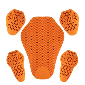 PSLER five-piece armor set front view showing full coverage and protection