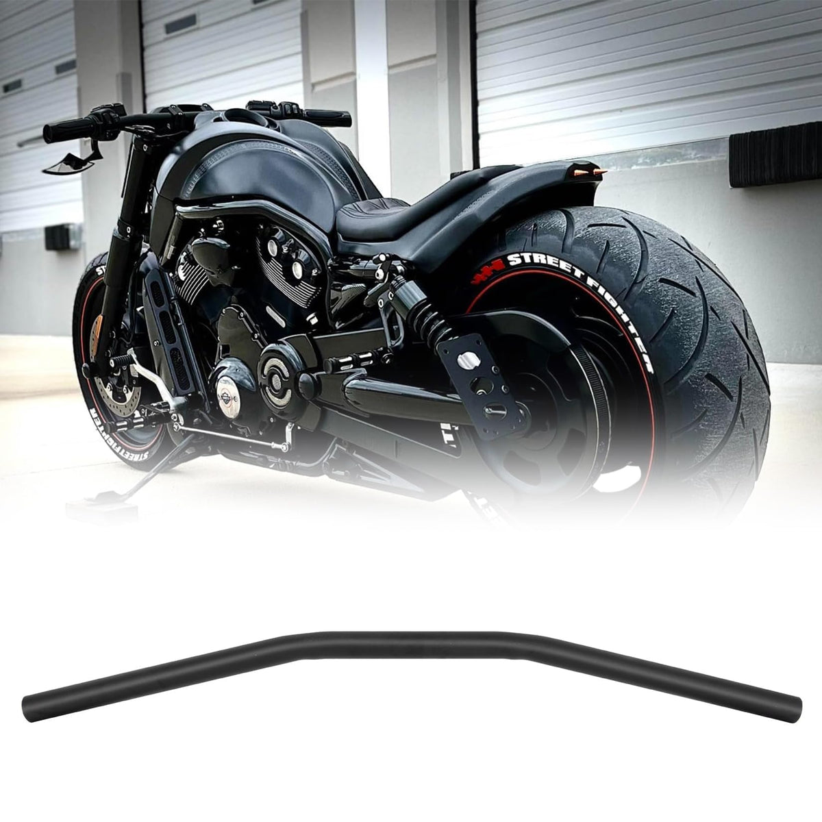 PSLER handlebar with brake and throttle controls showing easy routing and installation benefit