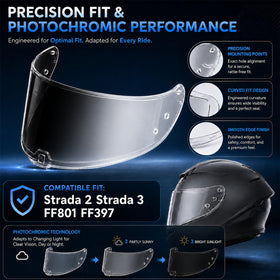 PSLER Sedici Strada 2 mounted on helmet demonstrating easy replacement