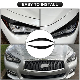 PSLER before-and-after side profile of Q50 highlighting visual difference