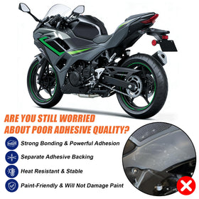 PSLER side profile mounted on Ninja tank demonstrating seamless fit