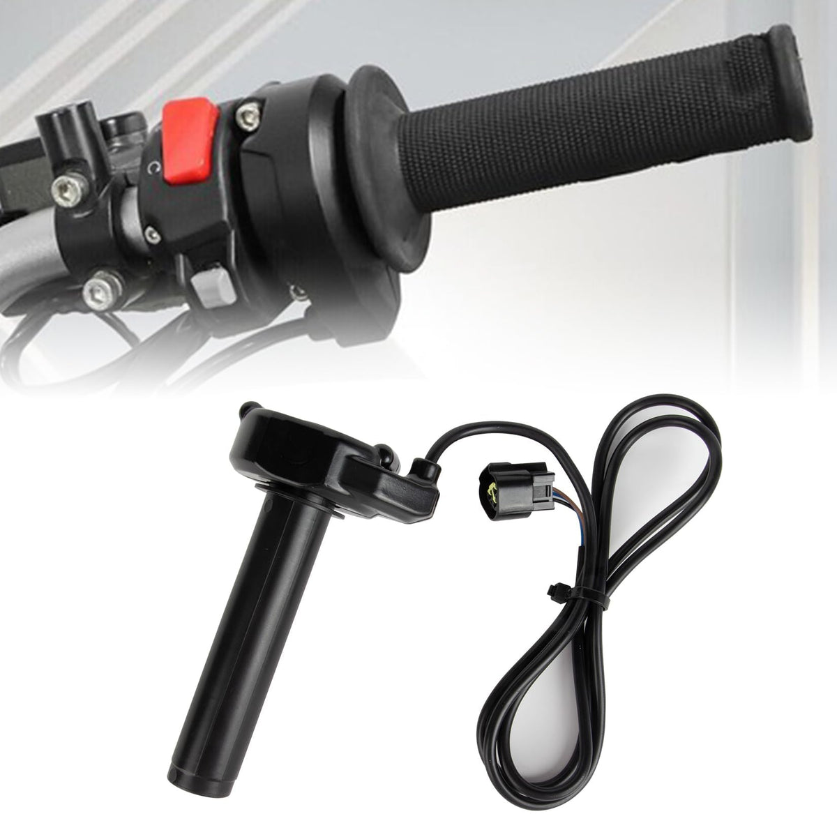PSLER throttle on bike in action showing reliable acceleration control
