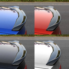 PSLER lifestyle shot of Civic with spoiler showing enhanced curb appeal benefit