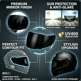 PSLER visor material cross-section illustrating shatterproof strength