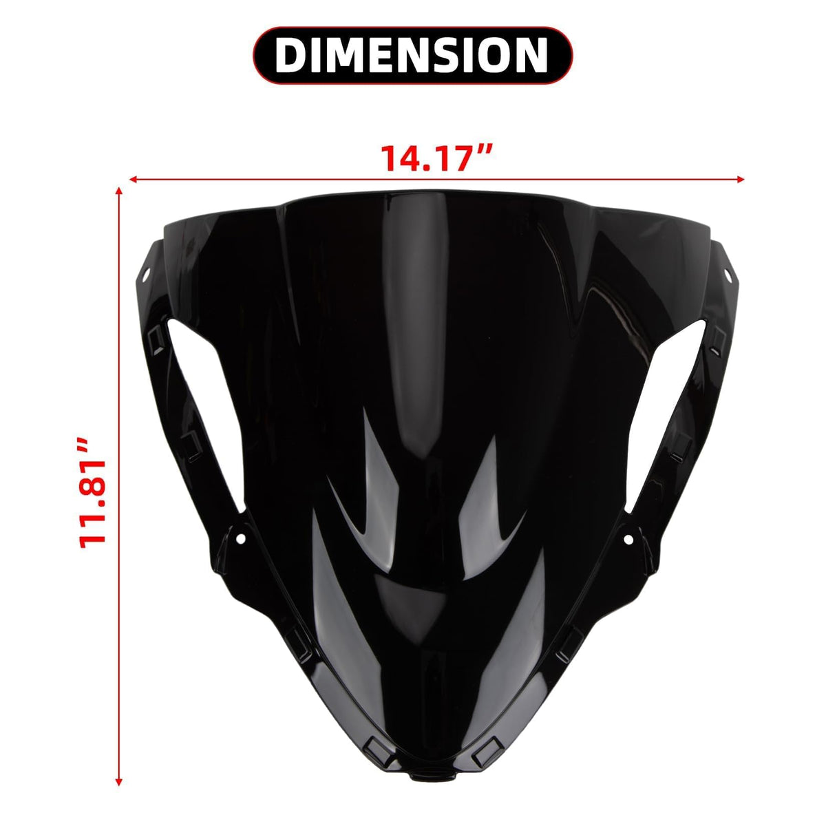 PSLER windscreen installed on ZX6R demonstrating improved airflow benefit