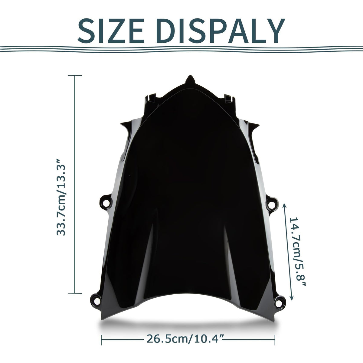 PSLER windshield scale with ruler showing compact lightweight design for better handling