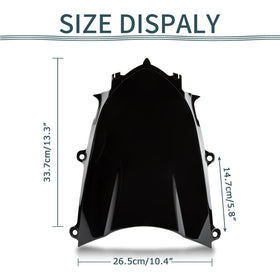 PSLER windshield scale with ruler showing compact lightweight design for better handling