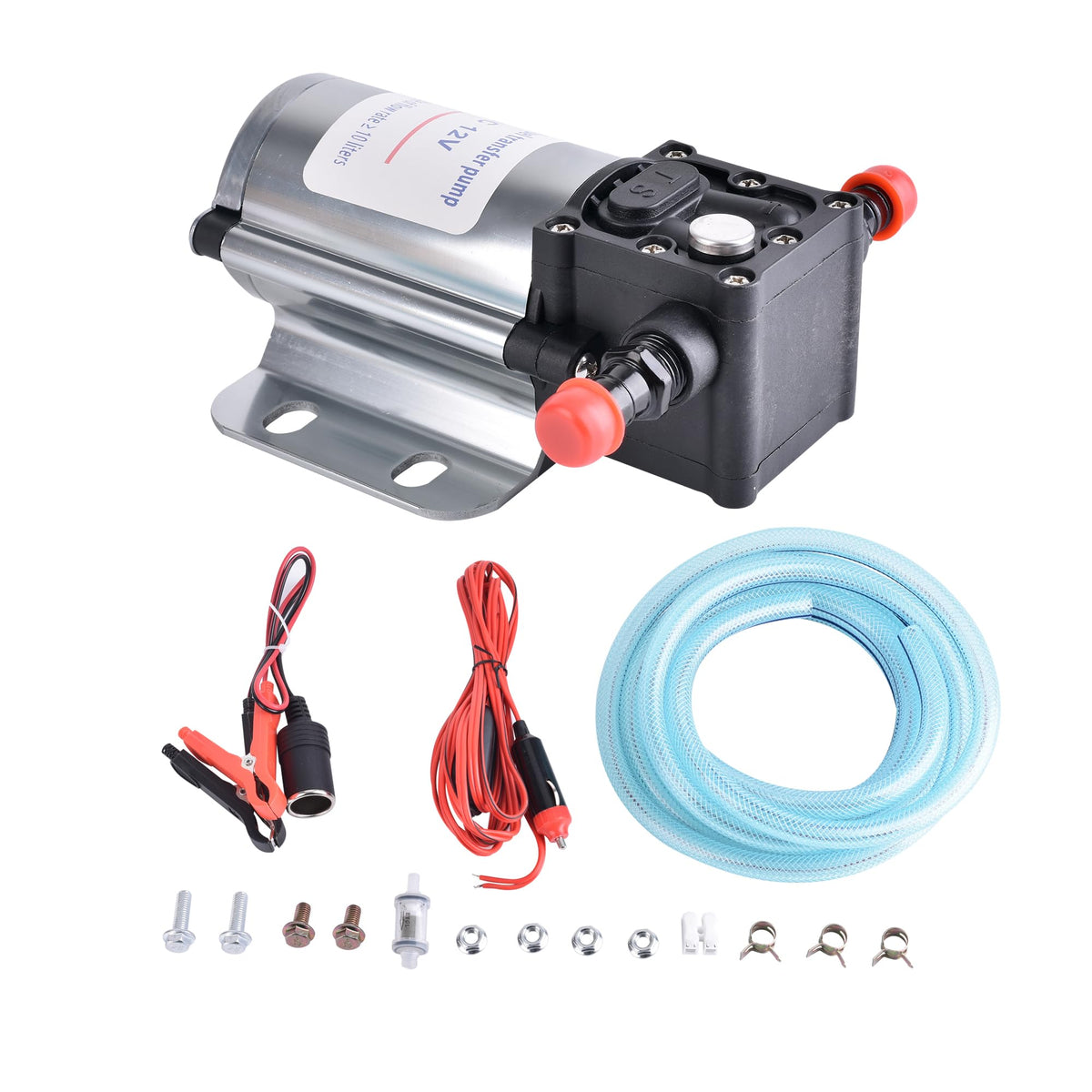 PSUPOSUQ pump front view showing durable housing and clear mounting benefit