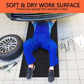PTYTIFY mat being washed with hose showing reusable easy-clean benefit