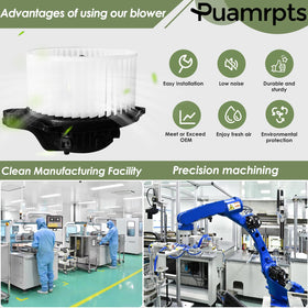 PUAMRPTS impeller close-up illustrating balanced blades for quieter airflow