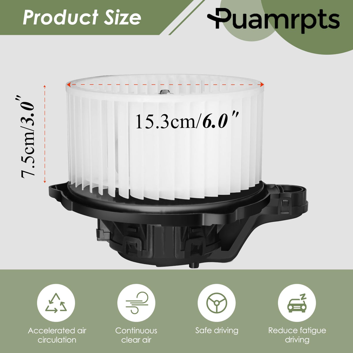 PUAMRPTS packaging with warranty card providing buyer protection and support