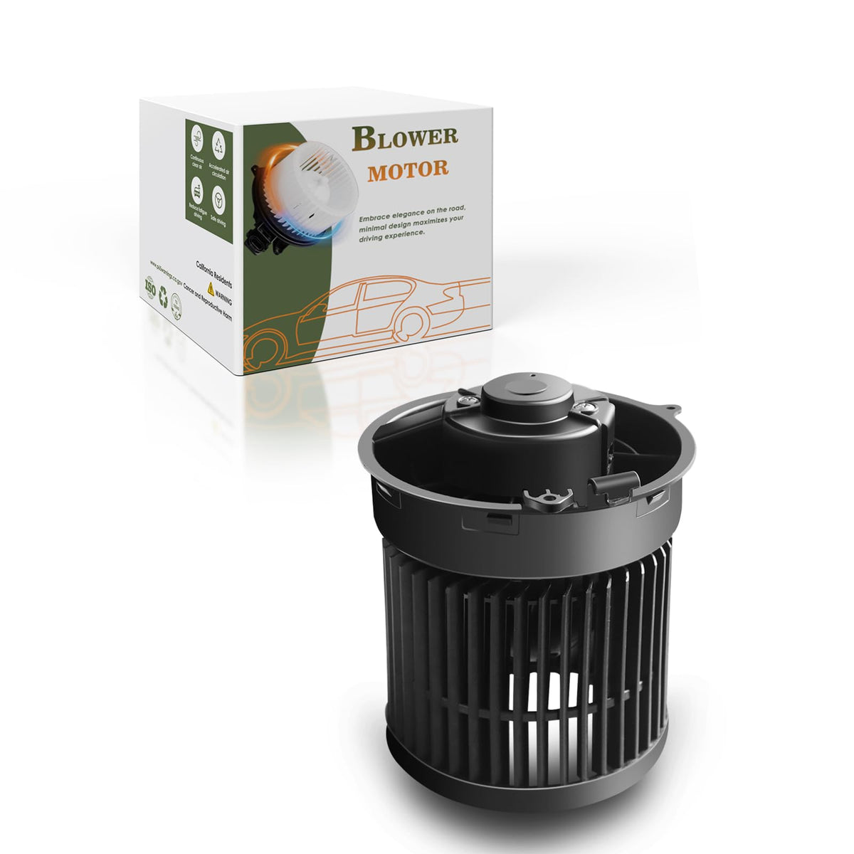 PUAMRPTS front assembly showing blower housing and mounting benefits airflow restoration