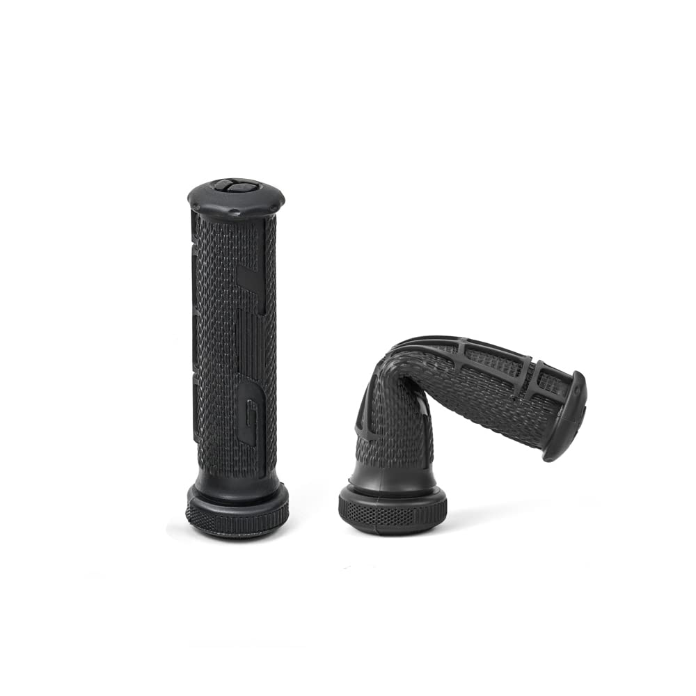 PUCKY thumb throttle mounted on handlebar illustrating easy installation