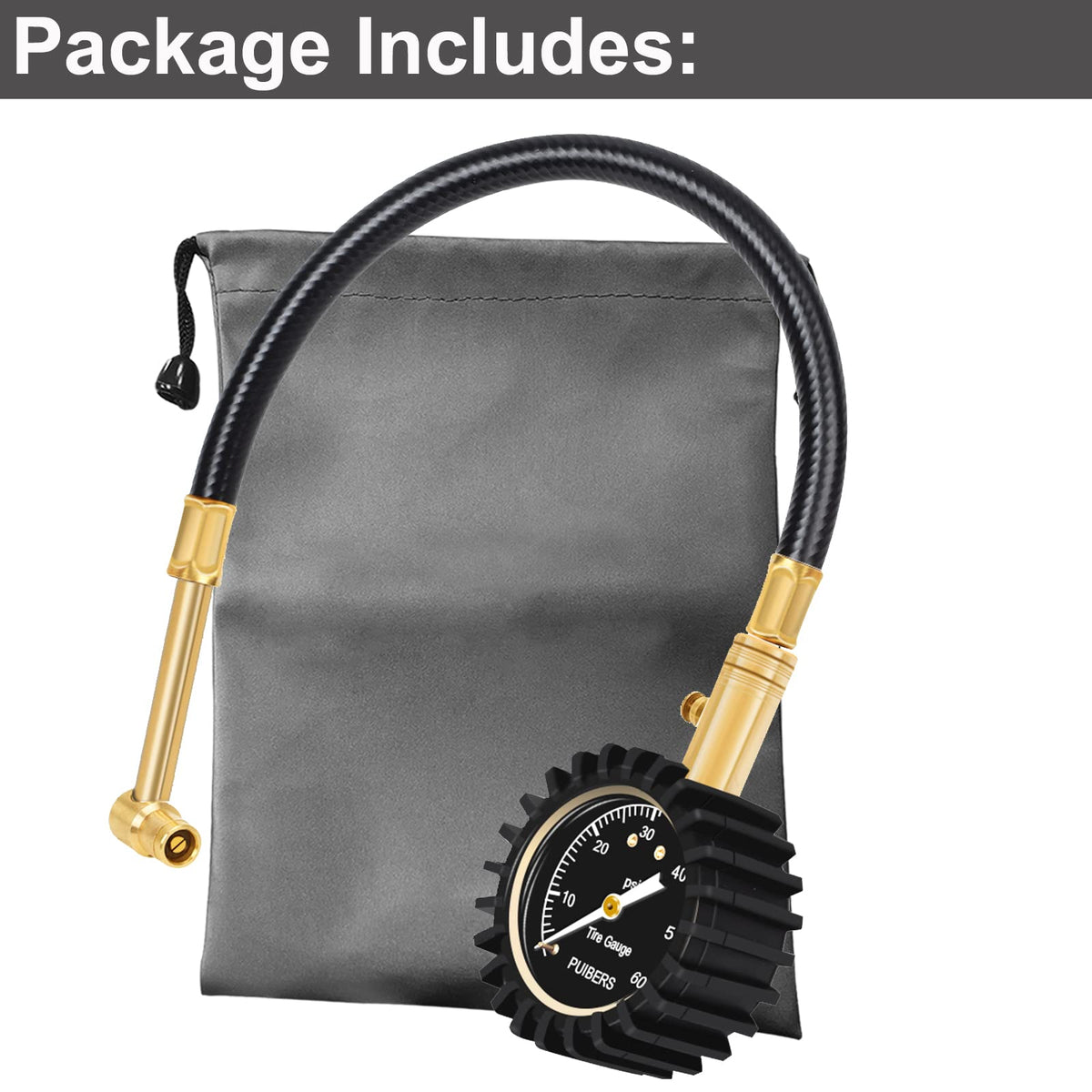 PUIBERS flexible hose closeup for easy valve access and reach