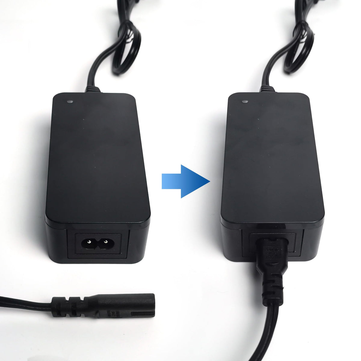 Puincunor adapter long 6ft cord displayed for flexible placement benefit