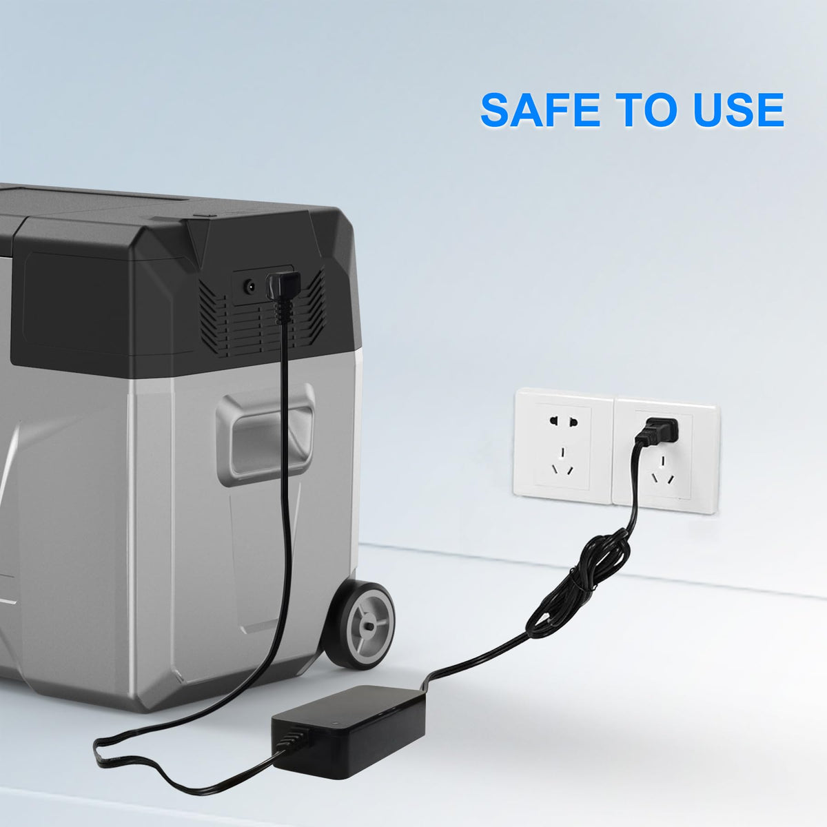 Puincunor adapter label with ETL FCC marks signaling safety assurance benefit