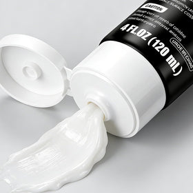 Puisa compound texture on surface showing smooth consistency for safe polishing