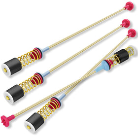 Pulluty suspension rods front view showing complete assembly and durable finish for reliable damping