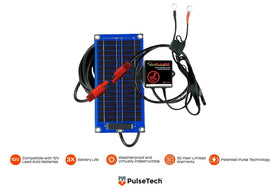 PulseTech close-up of crystalline cell texture showcasing efficient power per inch