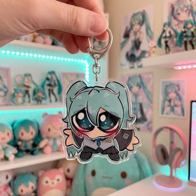 PumpCar Miku back print detail highlighting double-sided vivid colors