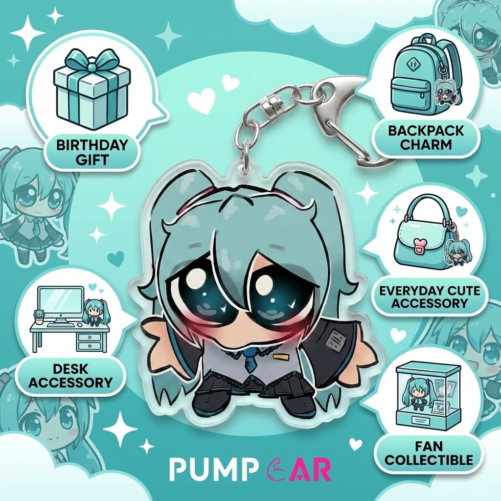 PumpCar Miku clear acrylic edge detail enhancing color contrast