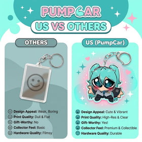 PumpCar Miku held in hand showing lightweight comfortable carry