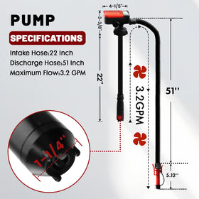 PUMPTOR pump refueling a lawn mower quickly to save time