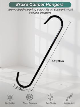 Punmew retaining plates detail ensuring stable caliper anchoring