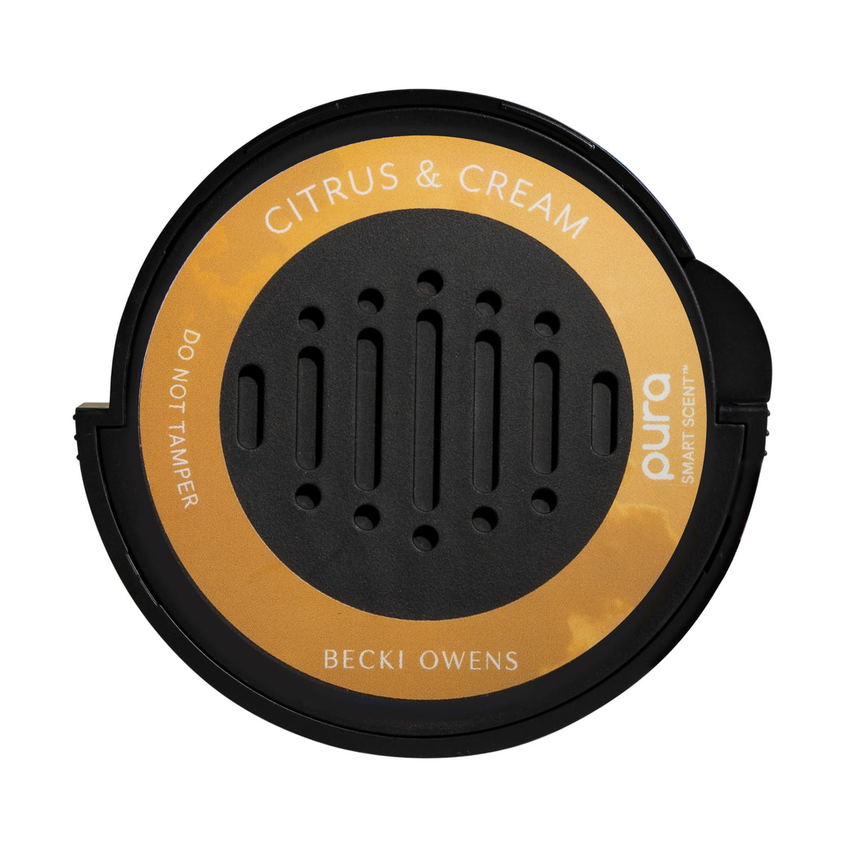 Pura Becki Owens front packaging showing bottle and branding benefit clarity