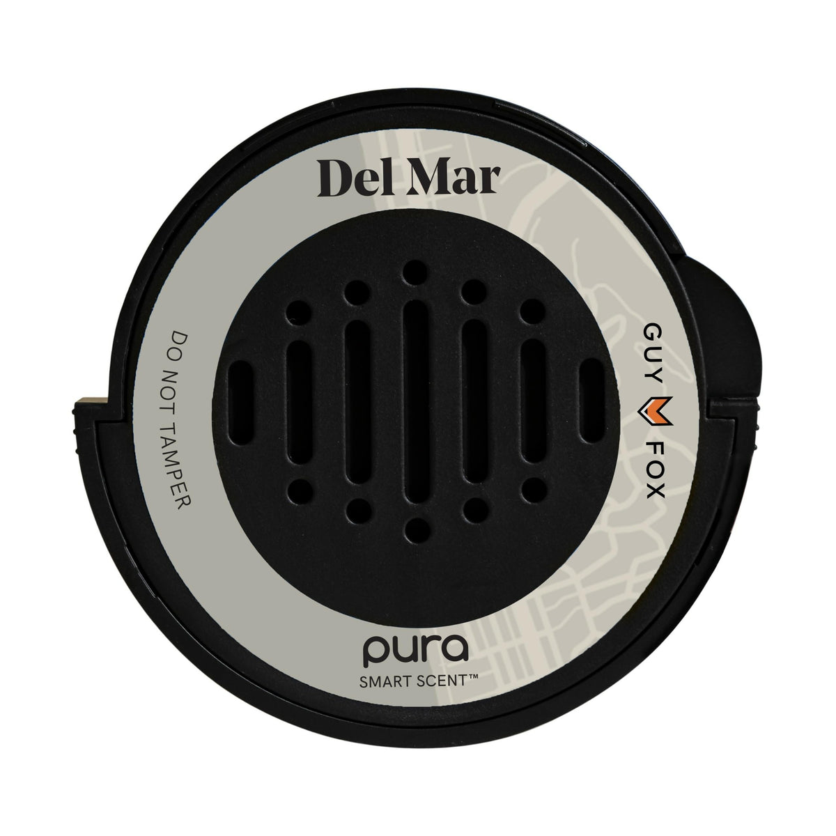 Pura Del Mar front packaging showing fragrance and elegant brand design