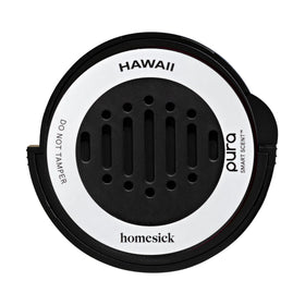 Pura Hawaii refill front packaging showing tropical design and benefit of 30-day scent