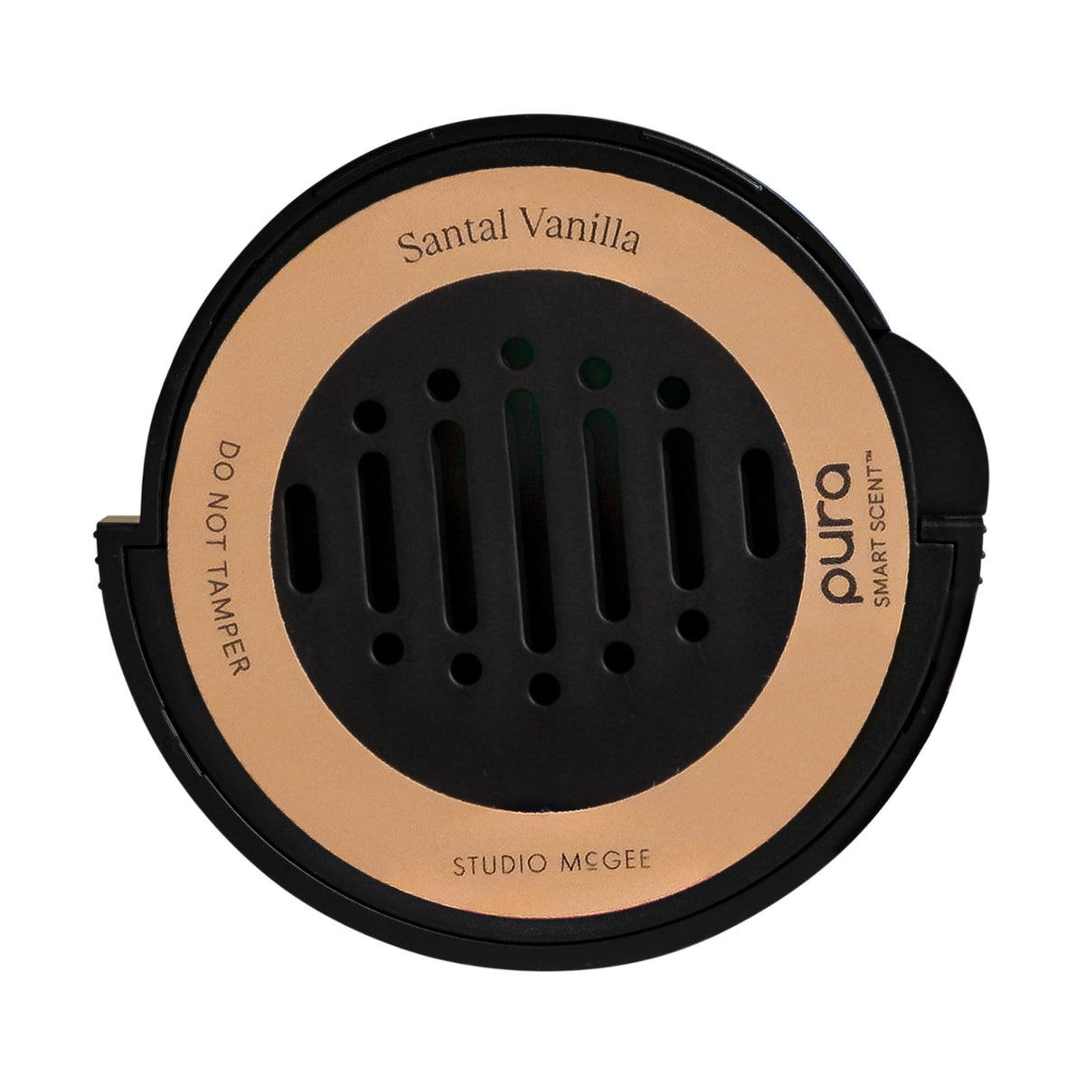 Pura Santal Vanilla front packaging shows refill and brand benefit