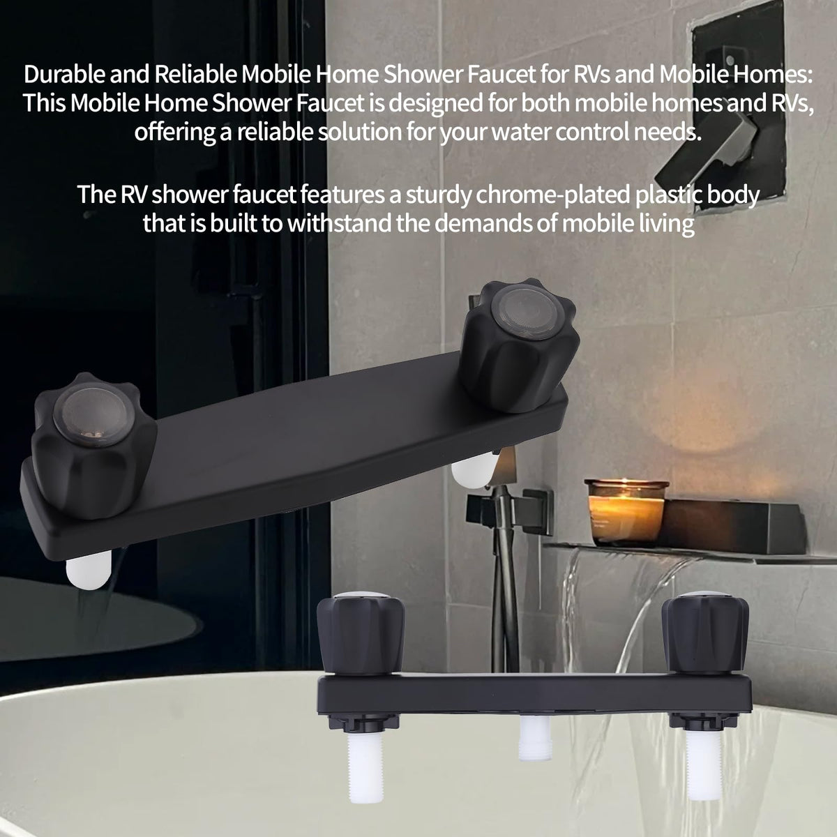 PureHaven chrome finish reflective surface highlighting corrosion resistance benefit