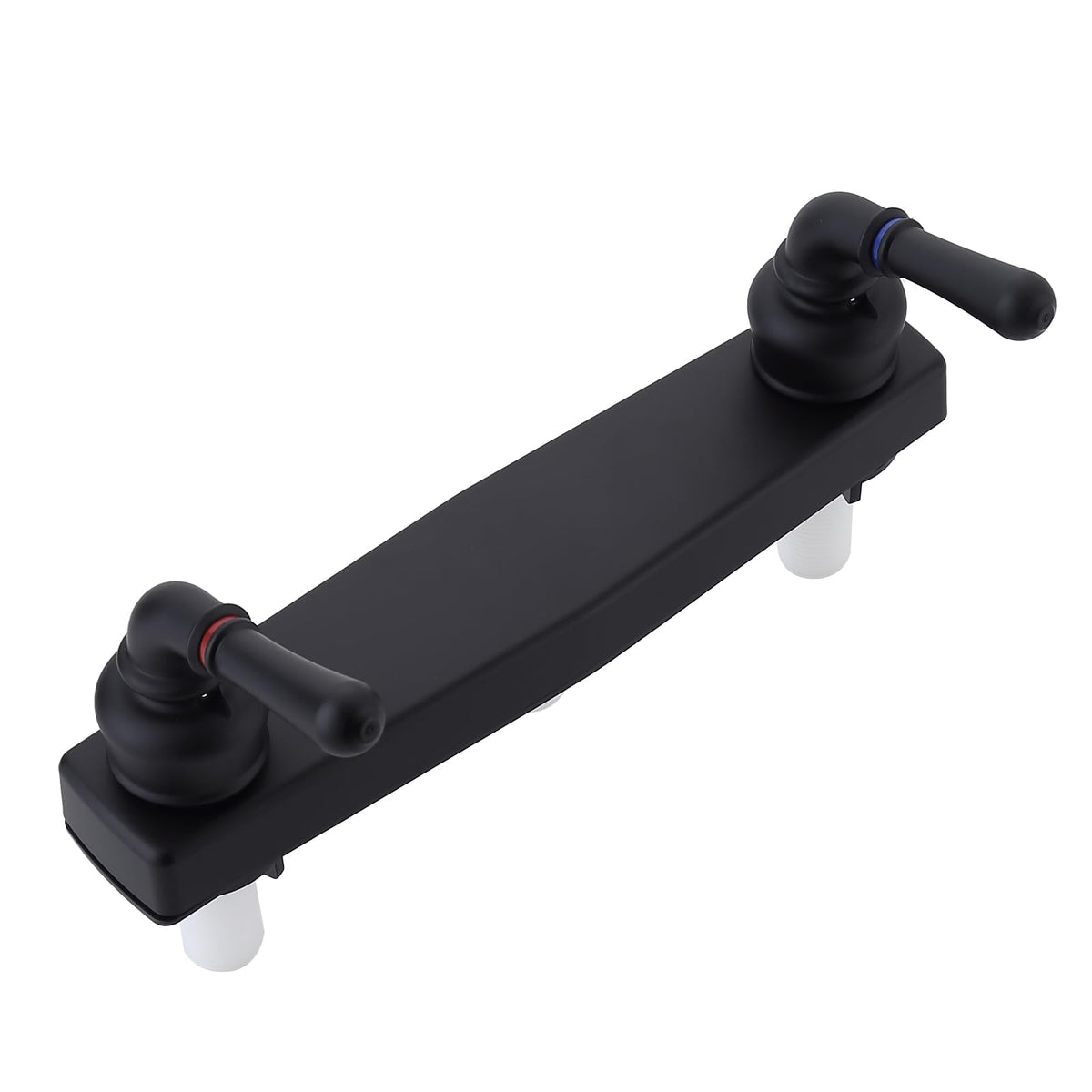 PureHaven front view wall-mount shower faucet showing modern design and easy upgrade