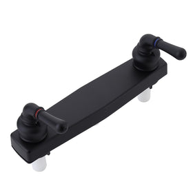 PureHaven front view wall-mount shower faucet showing modern design and easy upgrade