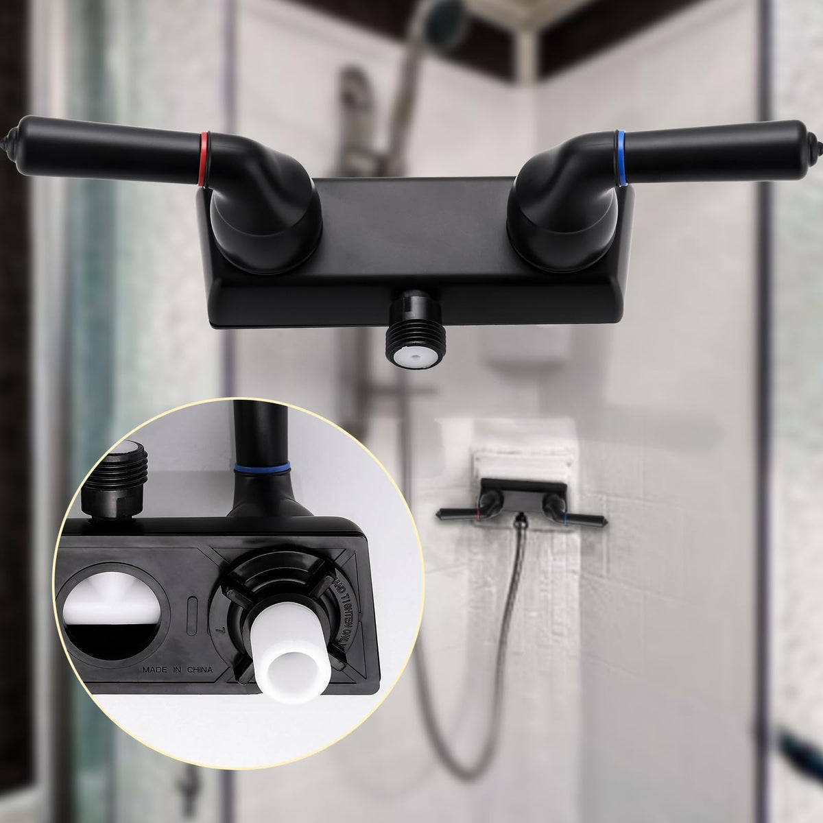 PureHaven installed in RV bathroom showing stylish upgrade and practical durability benefit
