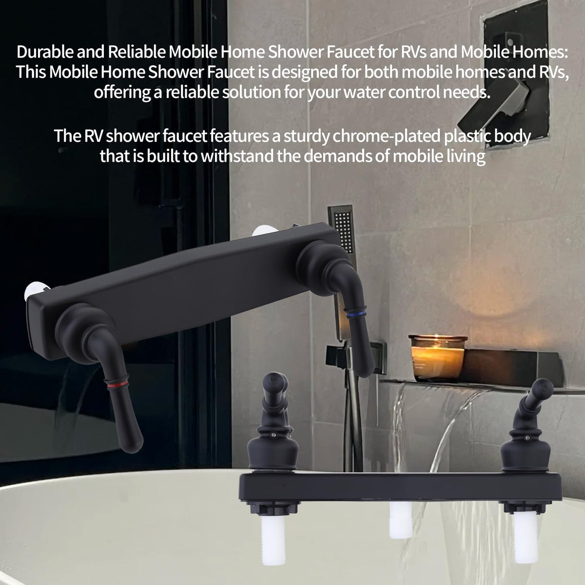 PureHaven side profile spout highlighting compact projection and water flow control