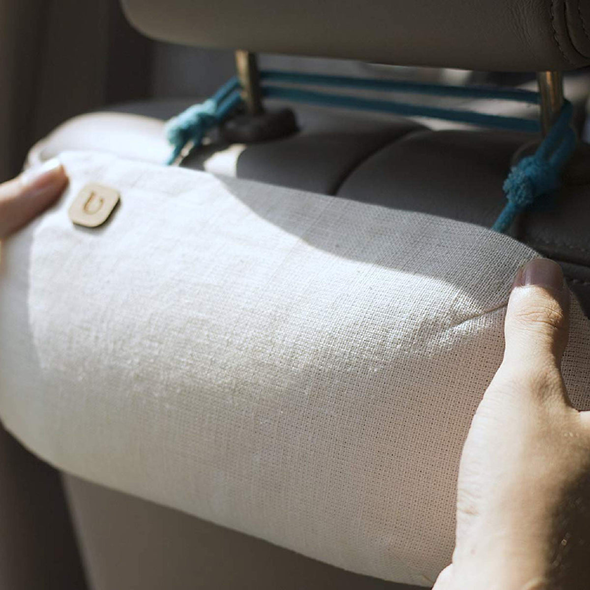 PURGGO label and hemp materials detail highlighting chemical-free construction