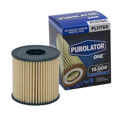 Purolator PL11760 front view showing cartridge filter and branding for reliable protection