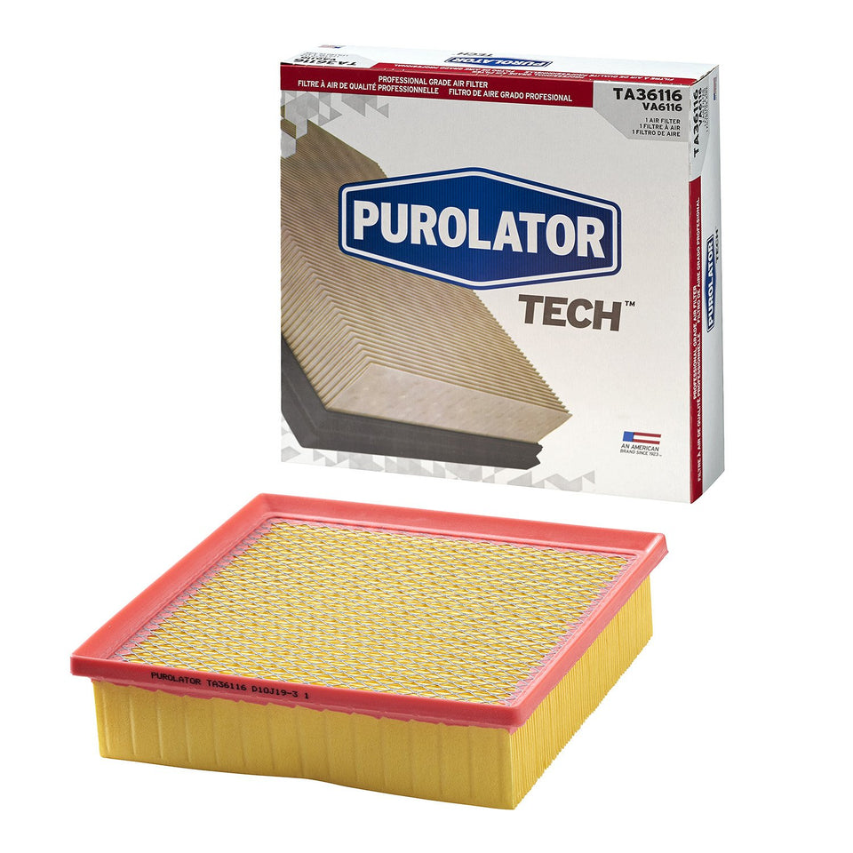 Purolator TA36116 front packaging showing model and fitment