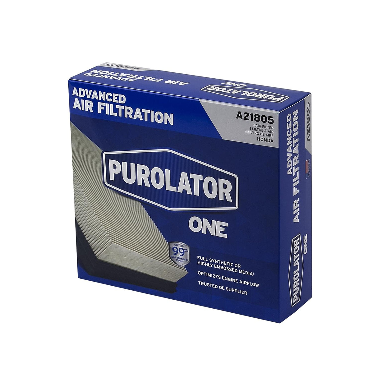 Purolator PurolatorONE A21805 lifestyle garage setting showing easy replacement