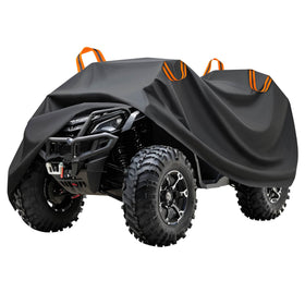 Puroma ATV cover front view protecting vehicle from weather