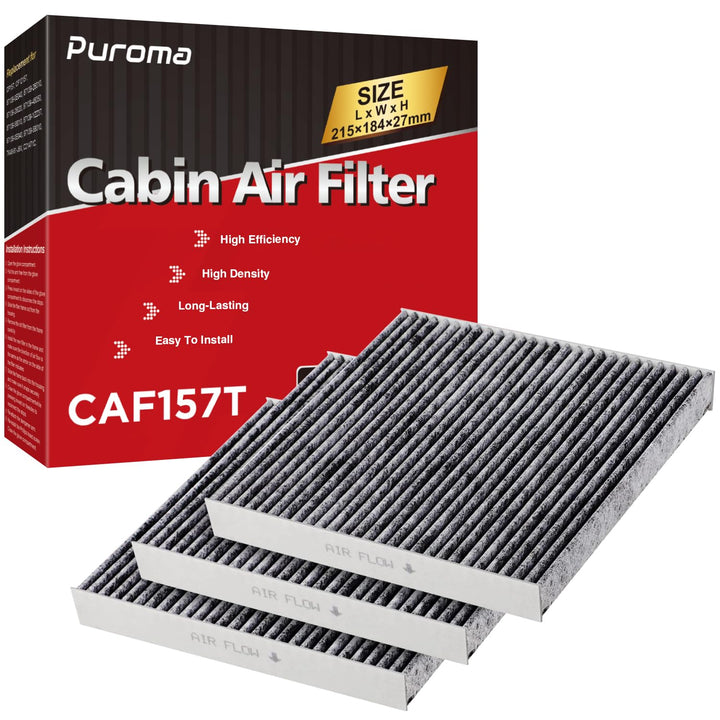 Puroma front packaging showing product fit and benefits