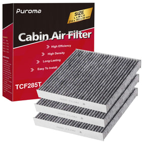 Puroma front packaging showing filter and model fitment benefits