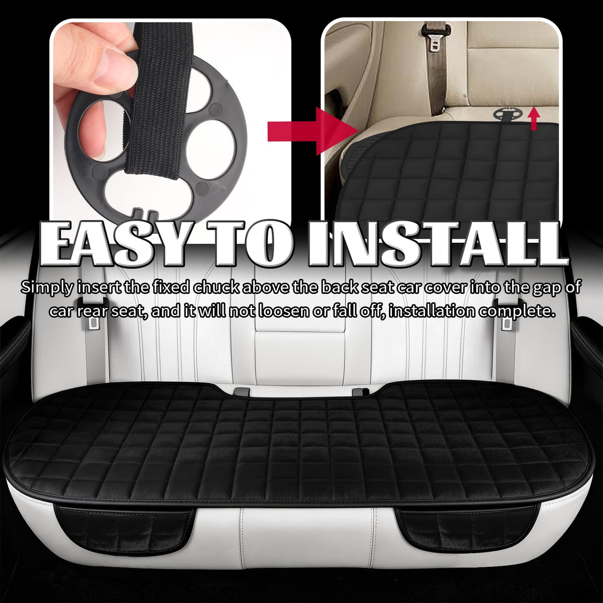 Purthog anti-slip bottom particles detail preventing cover movement