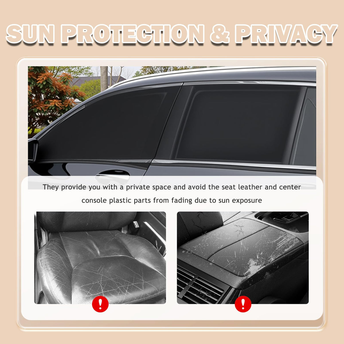 Purthog installed in car lifestyle view showing privacy and comfort benefit