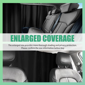 Purthog lifestyle scene parked car with curtains up for private resting space