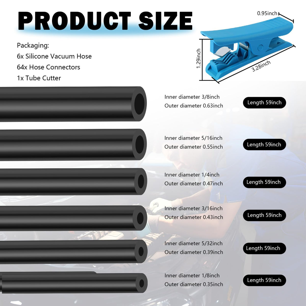 Purthog silicone tube closeup showing smooth inner wall and durability