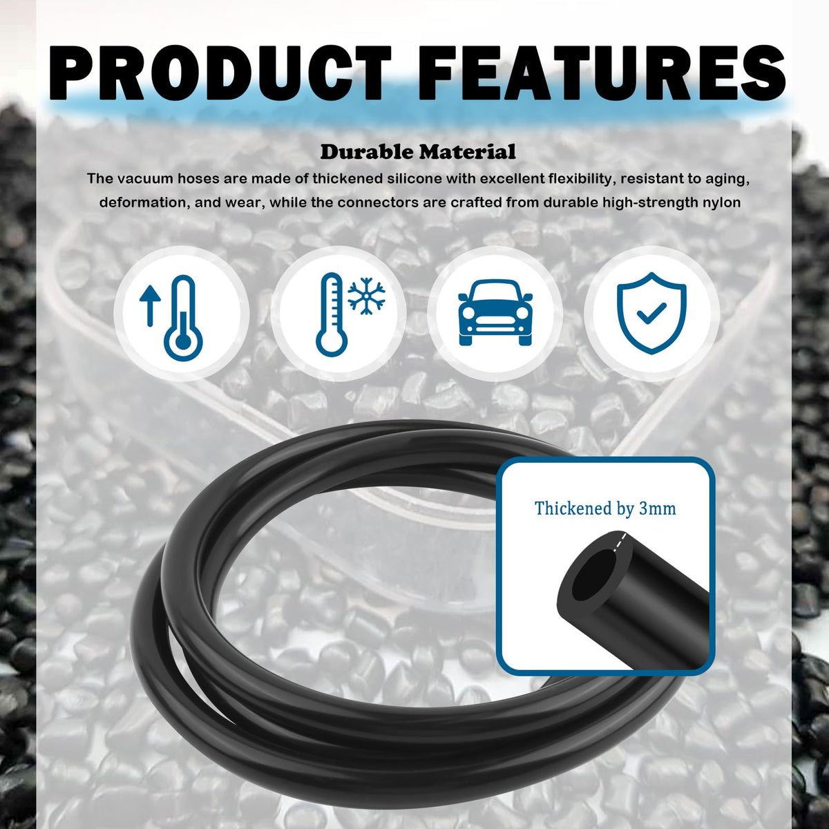 Purthog tube cutter held in hand for precise clean hose cuts