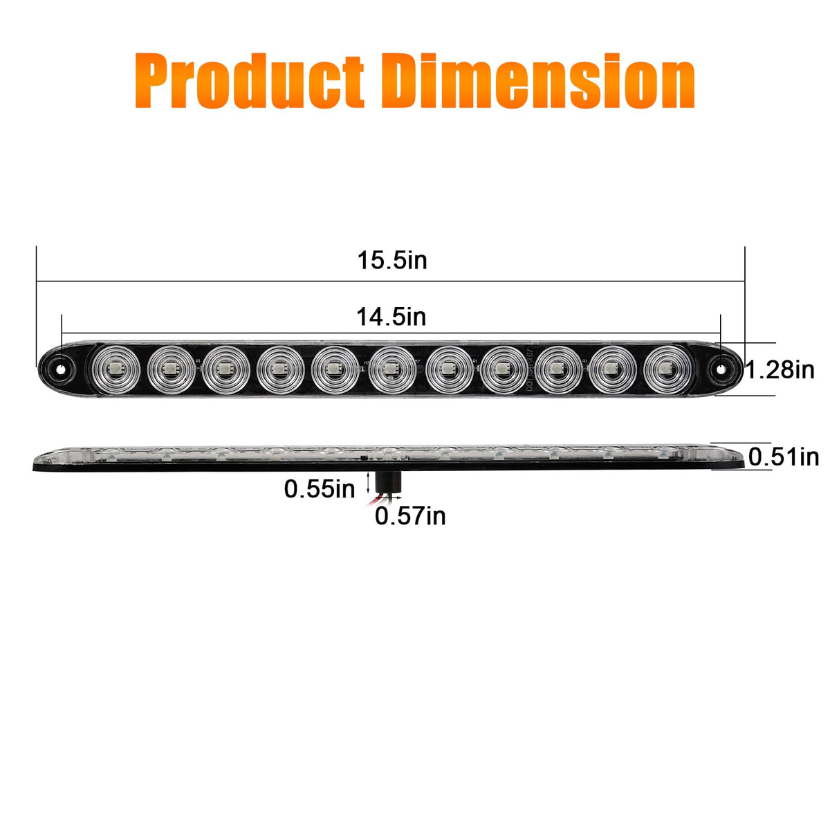 PVerandio lifestyle truck installation illustrating center brake placement and enhanced safety